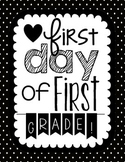 First Day of First Grade Book