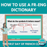 First Day of French Class: How to Use a French English Dictionary