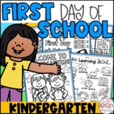 First Day of Kindergarten | Beginning of the Year Kindergarten
