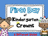 First Day of Kindergarten Crowns