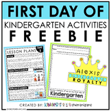First Day of Kindergarten FREEBIE