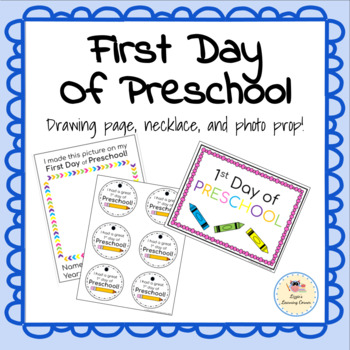 Preview of First Day of Preschool
