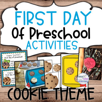 First Day Of Preschool Activities Cookie Theme By Every Little Adventure