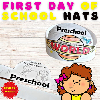 First Day of School Hats for Pre-K, K and 1! – The Kindergarten  Smorgasboard Online Store