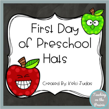 First Day of School Hats for Pre-K, K and 1! – The Kindergarten  Smorgasboard Online Store