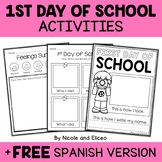 First Days of School Activities + FREE Spanish