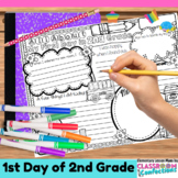 First Day of School: reflection activity for 2nd grade