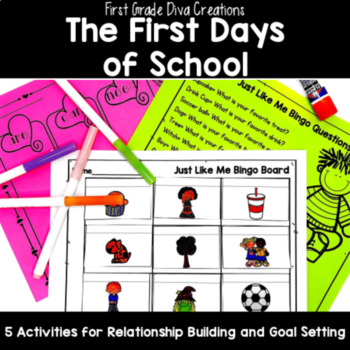Preview of First Week of School Activities | Back to School Activities