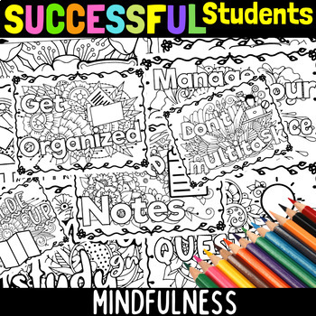 Preview of First Day of School Activities Growth Mindset 10 Habits of Successful Students.