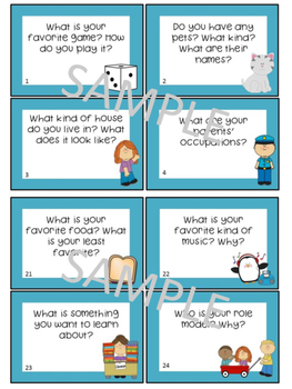 All About Me Task Cards by TNBCreations | Teachers Pay Teachers