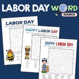 Social Studies Labor Day Word Search Puzzle, Vocabulary Ac