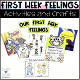 First Day of School Activities and Feelings Crafts