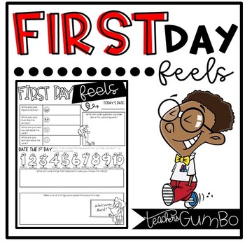 Preview of First Day of School Activity | Back to School | SEL Discussion Worksheet