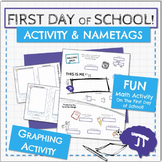 First Day of School Activity and Name Tag