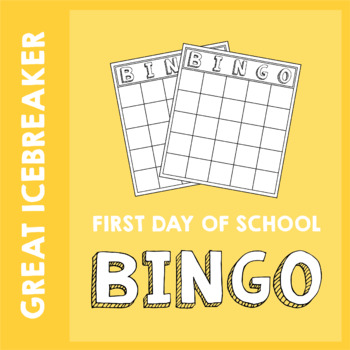 first day of history class bingo activity