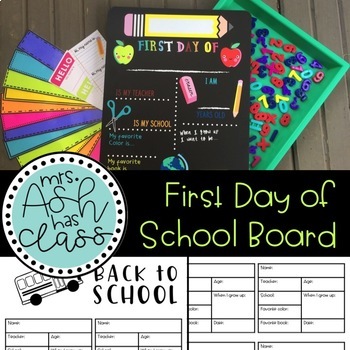 First Day of School - Boards