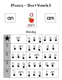Short Vowels (short a) - Decoding and Fluency Practice