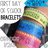 First Day of School Bracelets FREE Grades 1-3