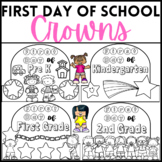 First Day of School Crown / Hat - Activity - PreK Kinderga
