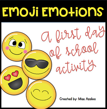 first day of school emoji worksheet