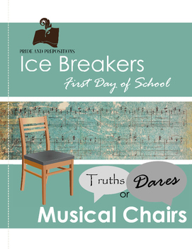 Preview of First Day of School Ice Breaker Activity: Truths or Dares Musical Chairs!