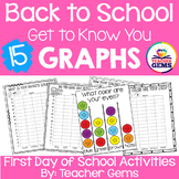 First Day of School Get to Know You Graphs