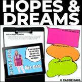 Hopes and Dreams Bulletin Board - Back to School Activity 
