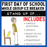 First Day of School Ice Breaker: Stand up if...