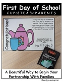 First Day of School |PARENT GIFT |Cup of TEA