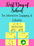 First Day of School PPT-Introductions, Expectations, & Pro