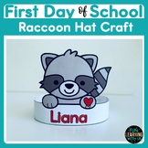 First Day of School Raccoon Hat Craft | Raccoon Headband C