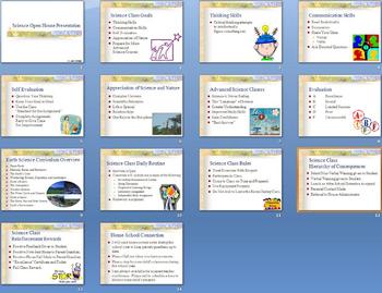 Preview of First Day of School Science Open House Smartboard Notebook Lesson Plan