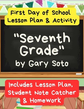 Preview of First Day of School "Seventh Grade" Reading & Activity for Middle School ELA