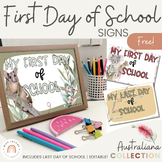 First Day of School Sign | AUSTRALIANA | Classroom Decor