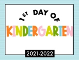 First Day of School Signs (K-5)