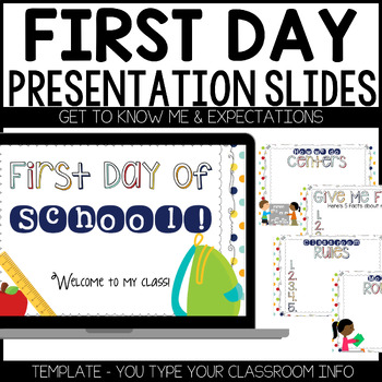 powerpoint presentation for first day of school