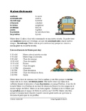 First Day of School Spanish Reading: Primer Día de la Escu