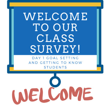 Preview of First Day of School Survey Student Interests and Goal Setting Distance Learning