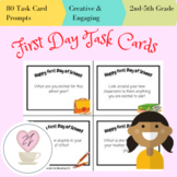 First Day of School Task Cards / Ice Breaker Activity / 2nd-5th +