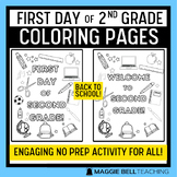 First Day of Second Grade Coloring Pages - Back to School