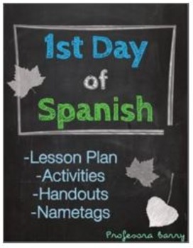 Preview of First Day of Spanish Pack *Extra Ice Breaker Added in July 2023*