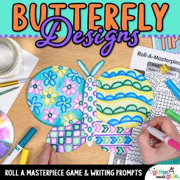 Preview of First Day of Spring Activity: Butterfly Art Project, Template, & Art Sub Plans