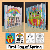 First Day of Spring Craft Agamograph Bulletin Board Colori