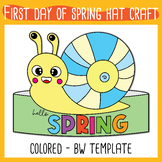 First Day of Spring Hat Craft | Hello Spring Headband/Crow