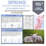 First Day of Spring  Passage Codebreaker Scavenger Hunt - 