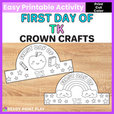 First Day of TK Crown Craft Activity | Preschool Back to S