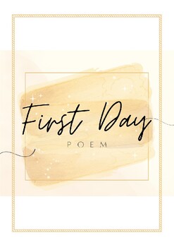 Preview of First Days "I Am" Poem