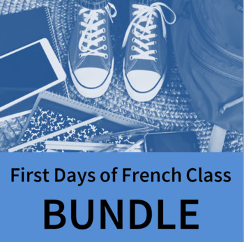 Preview of First Days of French Class BUNDLE