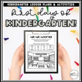 First Days of Kindergarten Lesson Plans