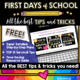Back to School : All the First Days of School Tips & Trick